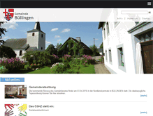 Tablet Screenshot of buellingen.be